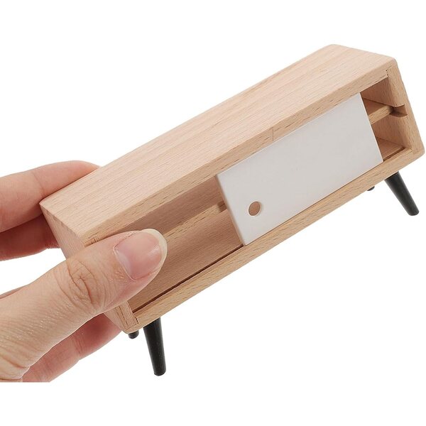 Mini mobili VIcasky per casa delle bambole con lampada, TV e mobile realistici