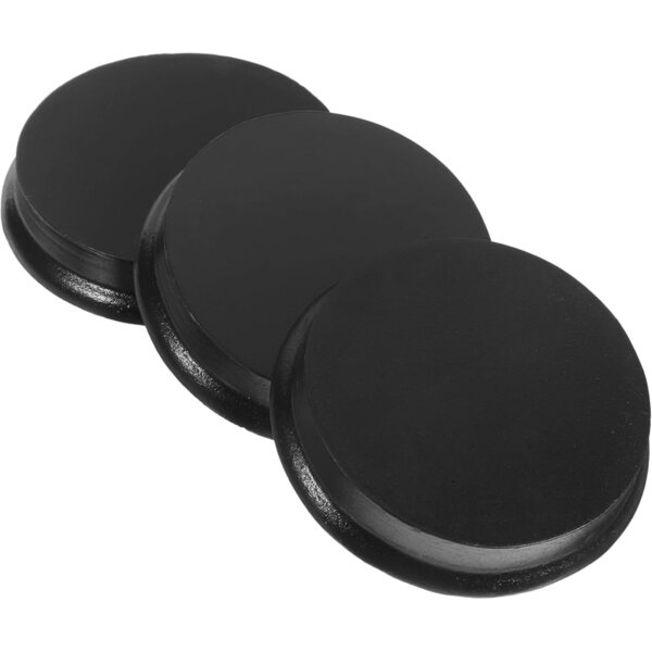 PRETYZOOM 15 basi in legno per bambole e figure da collezione rotonde 6,5x6 cm