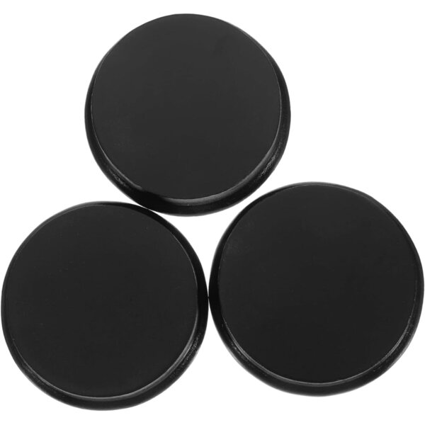 PRETYZOOM 15 basi in legno per bambole e figure da collezione rotonde 6,5x6 cm