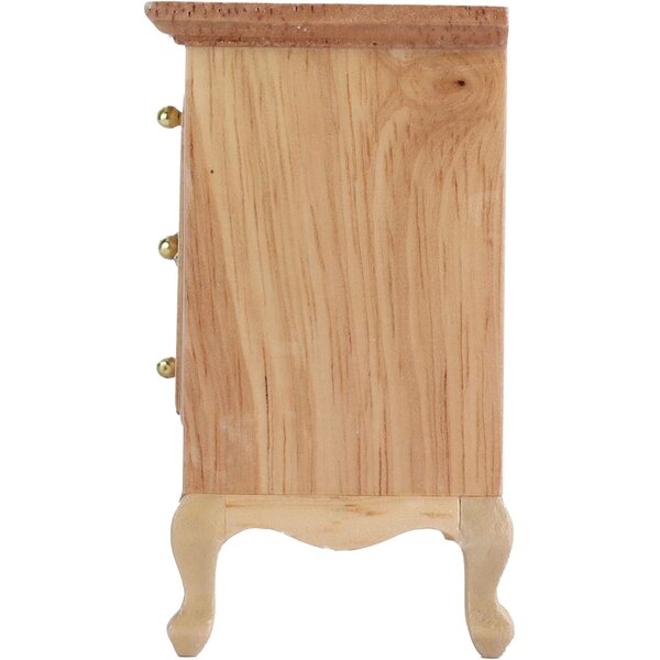 1:12 Puppenhaus-Kleiderschrank aus Eichenholz, Türen zum Öffnen, elegant und sicher