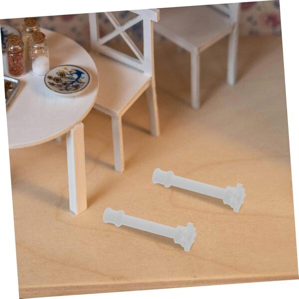 IMIKEYA 10 Mini Colonne Romane Decorative Bianche per Matrimonio e Arredo Casa