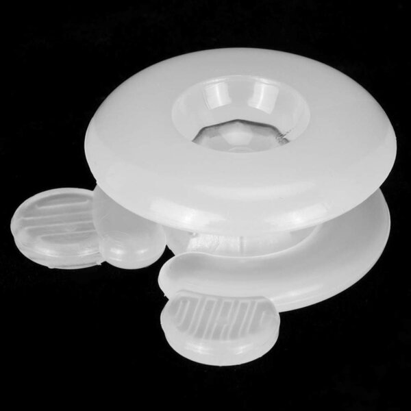 BORDSTRACT Clip per Copripiumino 20pz Plastica Bianco per Fissaggio Angoli Trapunta