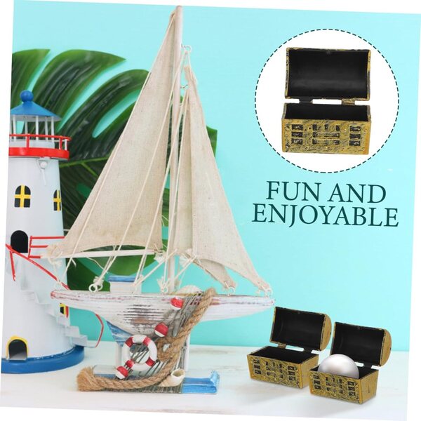 LABRIMP Set 40 Mini Scrigni Pirata Vintage per Decorazioni e Gioielli
