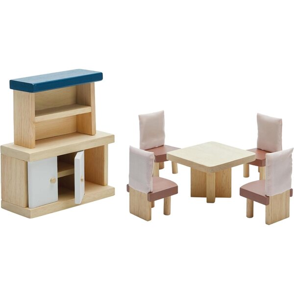 PlanToys Sala da pranzo Neo in legno sostenibile - Gioco educativo e creativo