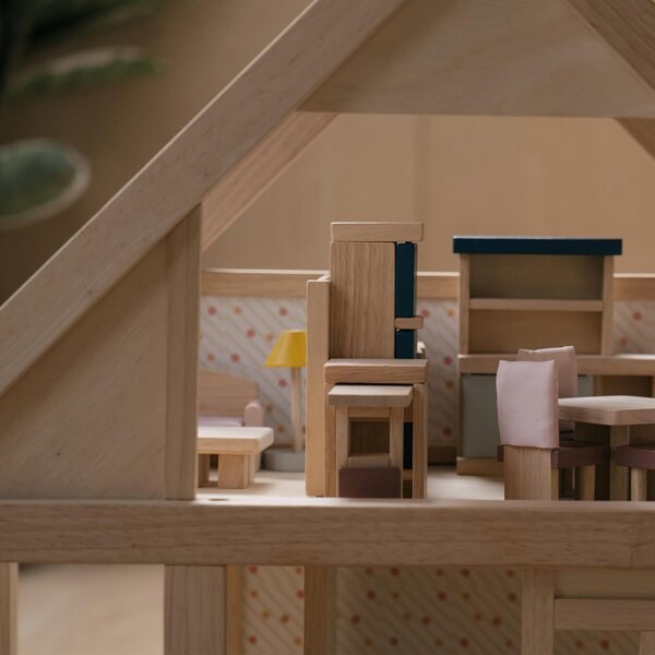 PlanToys Sala da pranzo Neo in legno sostenibile - Gioco educativo e creativo
