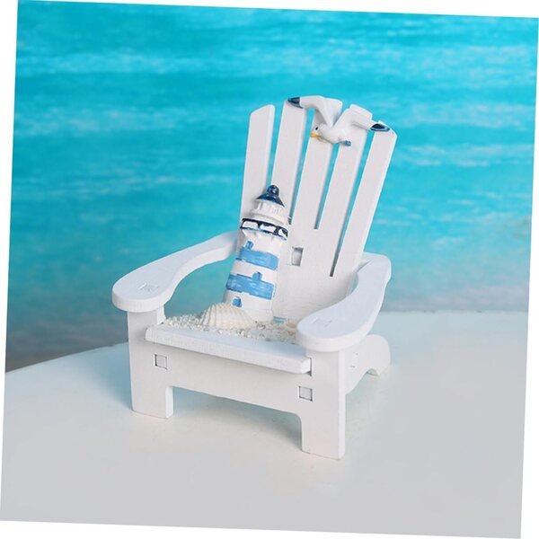 Gatuida Sedia da Spiaggia Miniatura in Legno per Decorazioni Casa delle Bambole