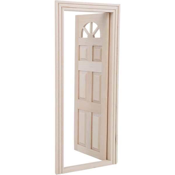 1:12 Holztür und Fenster für Puppenhaus – DIY Melody Jane TIKATARER