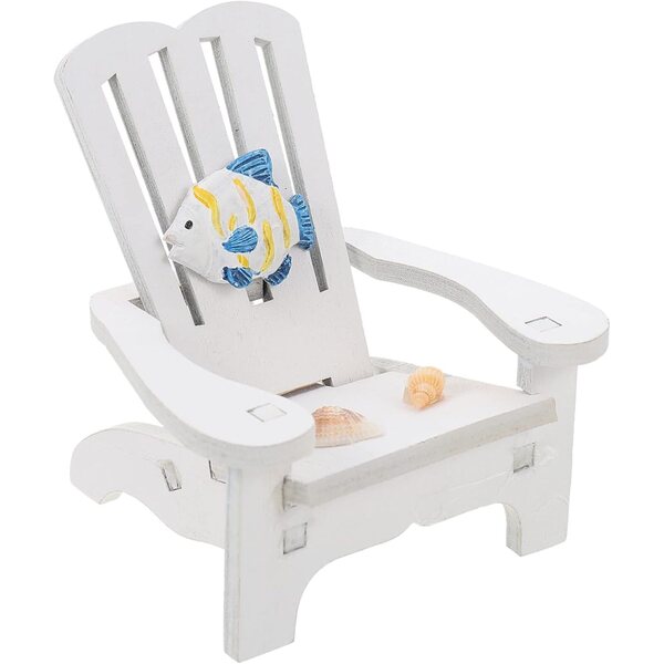 Alipis Mini Sedia da Spiaggia in Legno Artigianale per Decorazioni Casa e Feste