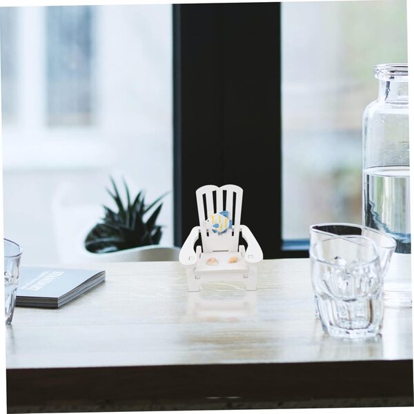 Alipis Mini Sedia da Spiaggia in Legno Artigianale per Decorazioni Casa e Feste