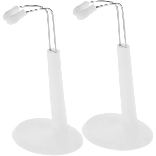 Gatuida 2 pezzi Supporto in Plastica per Bambole - Base Stabile Espositore da Tavolo
