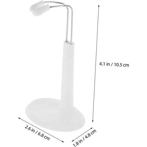 Gatuida 2 pezzi Supporto in Plastica per Bambole - Base Stabile Espositore da Tavolo