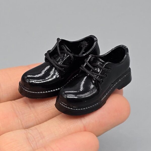 F Fityle Schuhe für BJD 1/8 Unisex-Puppen mit Schnürsenkeln, langlebiges PP-Material