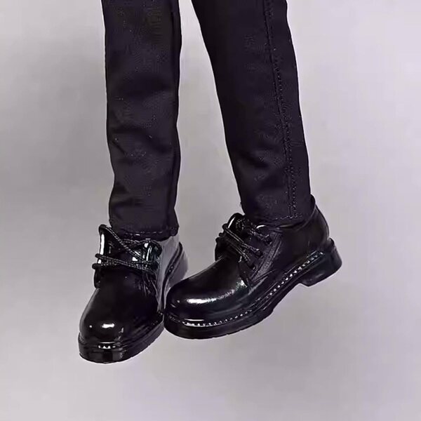 F Fityle Schuhe für BJD 1/8 Unisex-Puppen mit Schnürsenkeln, langlebiges PP-Material