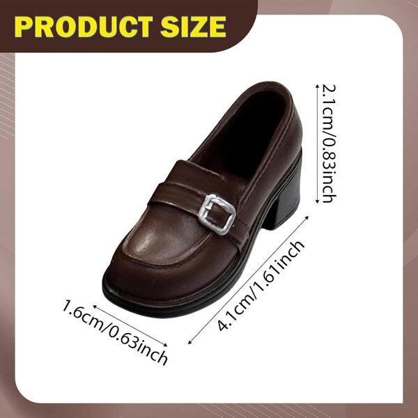 1/6 Miniatur-elegante Schuhe für 12-Zoll-PVC-Puppe F Fityle