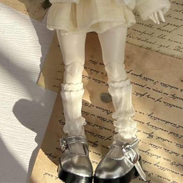 Scarpe per Action Figure Femminili 1/6 in Pelle PU Argentate, Eleganti e Resistenti
