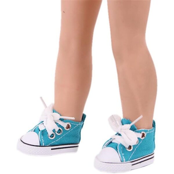 14-Zoll-Canvas-Schuhe mit Schnürsenkeln für 1/3 und 1/4 BJD-Puppen – Kostümzubehör