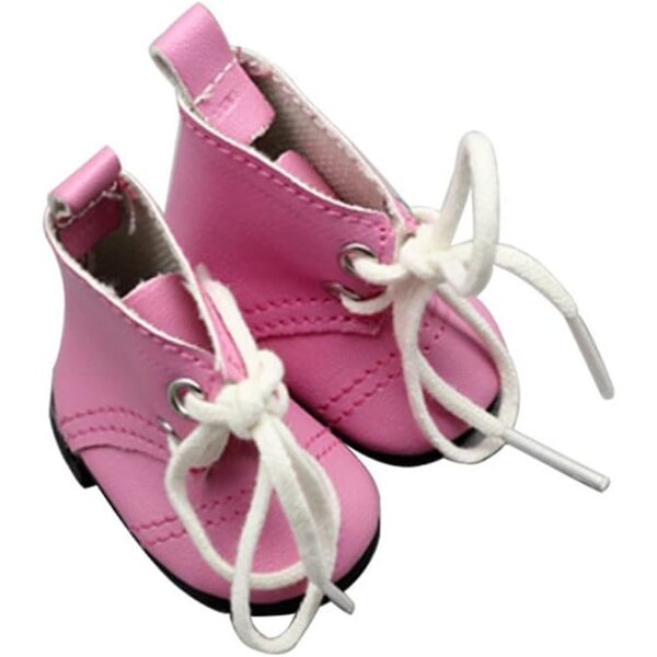 Leder-Schnürstiefel für 14-Zoll-Puppe, Schuhe, BJD-Kostümzubehör, 30 cm