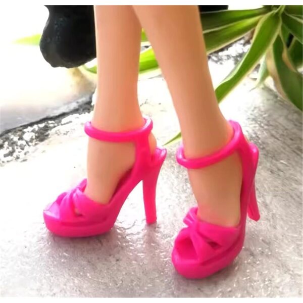 10 Paar Schuhe mit hohen Absätzen für 30-cm-Puppen – Puppenmode-Accessoires