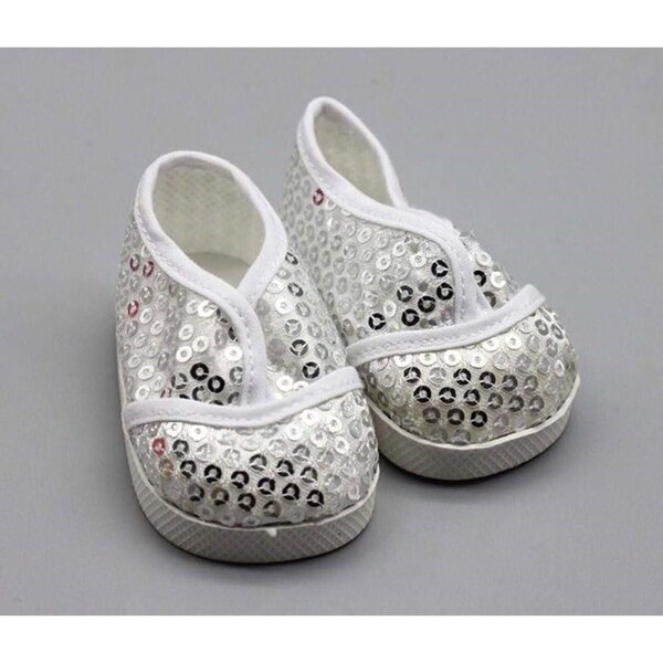 Flache Paillettenschuhe für 18-Zoll-Puppen – perfektes Accessoire Uteruik