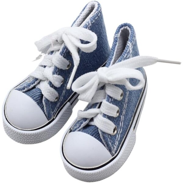 Hohe Canvas-Schuhe für 1/3 BJD-Puppe 60 cm – elegante Schnürschuhe