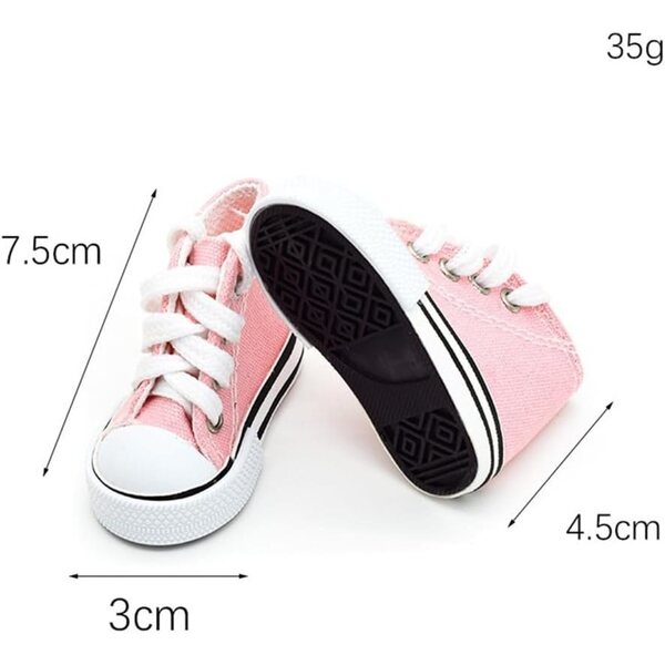 Hohe Canvas-Schuhe für 1/3 BJD-Puppe 60 cm – elegante Schnürschuhe