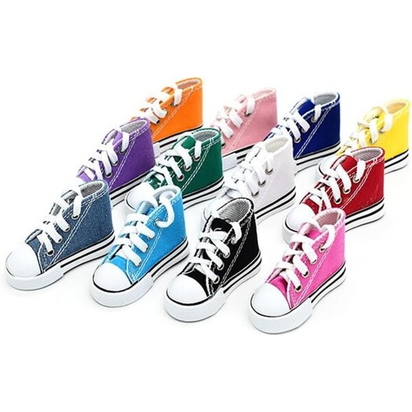 Hohe Canvas-Schuhe für 1/3 BJD-Puppe 60 cm – elegante Schnürschuhe