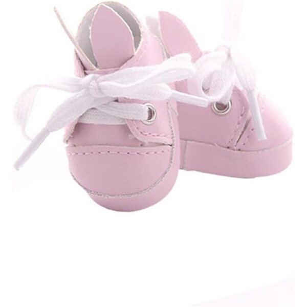 Lederschuhe mit Hasenohren für 14-Zoll-Puppen – Uteruik-Zubehör