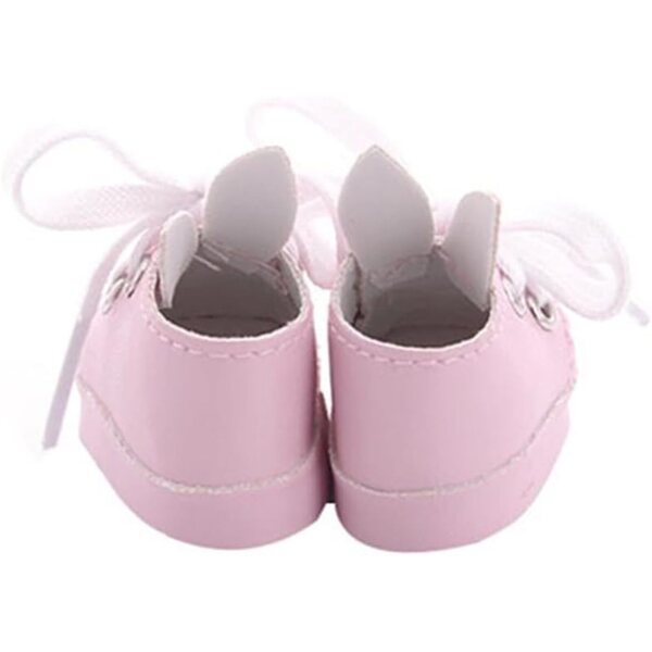 Lederschuhe mit Hasenohren für 14-Zoll-Puppen – Uteruik-Zubehör