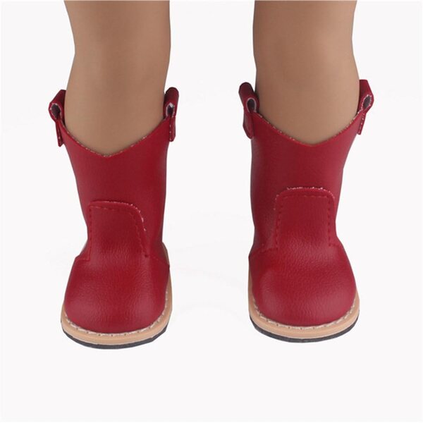 Rote Stiefel für Puppe 46 cm – Langlebige und hochwertige Freizeitschuhe