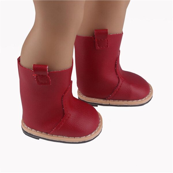 Rote Stiefel für Puppe 46 cm – Langlebige und hochwertige Freizeitschuhe