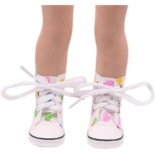 Hohe Canvas-Schuhe für 14-Zoll-Puppen – langlebige, hochwertige Schuhe