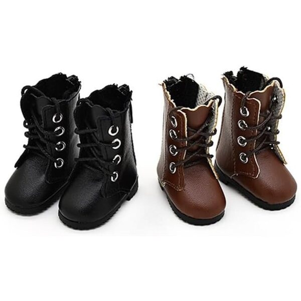 Braune Stiefel für BJD 1/6 30cm Puppe – Schnürschuhe Kostümzubehör