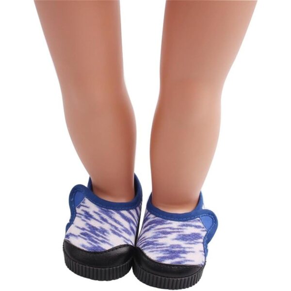 Lässige flache Schuhe für 46-cm-Puppen – hochwertiges Zubehör für 18-Zoll-Puppen
