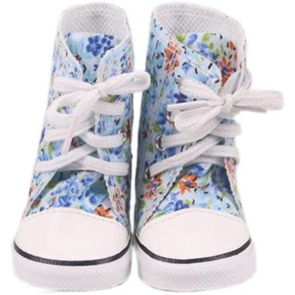Hohe Segeltuchschuhe für Puppen 18 Zoll, Schnürschuhe 46 cm Uteruik
