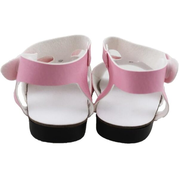 Sandali rosa per bambole 46 cm - Scarpe di qualità per bambole da 18 pollici