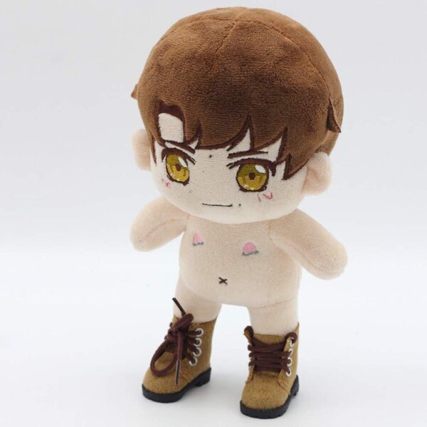 Rote Schnürstiefel für 1/6 BJD-Puppe aus Baumwolle und Kalbsleder – 20 cm