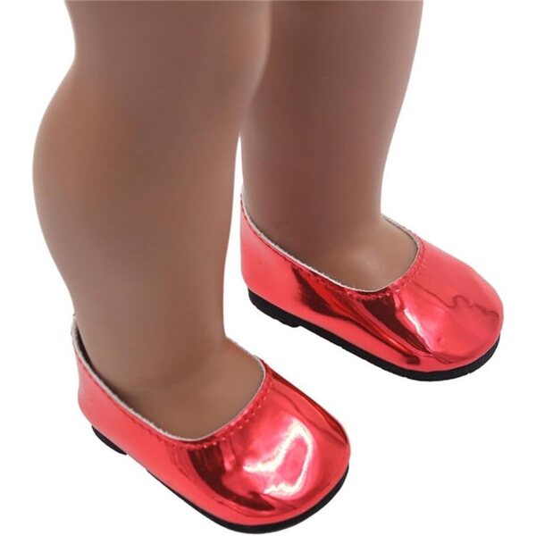 Flache Schuhe für 18-Zoll-Uteruik-Puppen, lässiges Kostümzubehör, 46 cm
