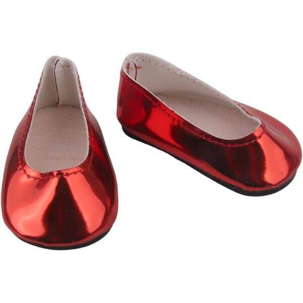 Flache Schuhe für 18-Zoll-Uteruik-Puppen, lässiges Kostümzubehör, 46 cm