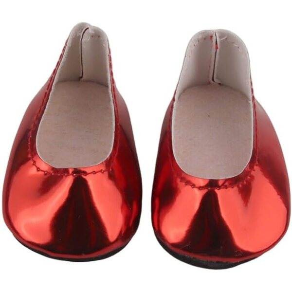 Flache Schuhe für 18-Zoll-Uteruik-Puppen, lässiges Kostümzubehör, 46 cm