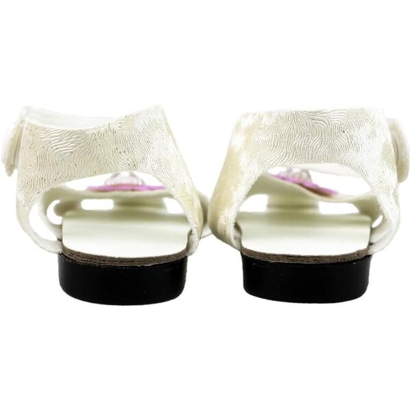 Sandali Bianchi per Bambola 46 cm - Scarpe Resistenti e Eleganti per Bambola Americana