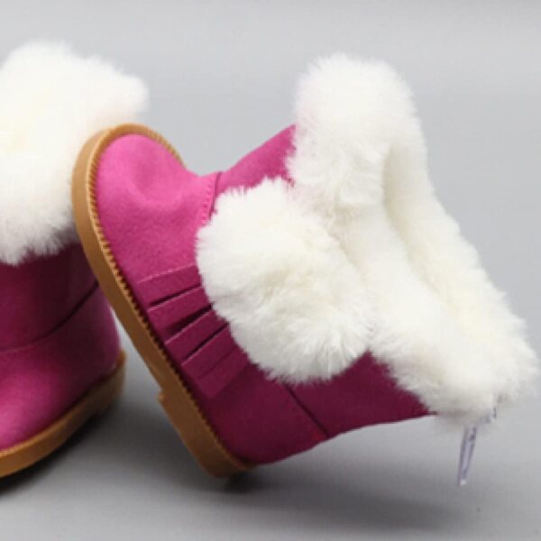 Winterstiefel für 18-Zoll-Puppen, modische und dekorative Schneestiefel