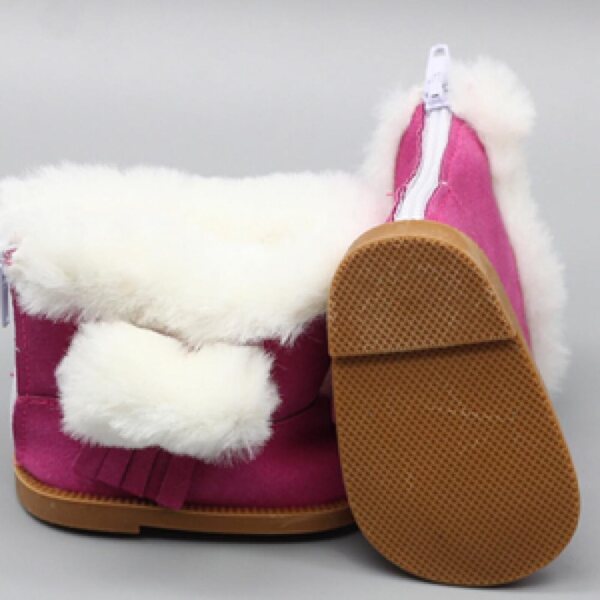Winterstiefel für 18-Zoll-Puppen, modische und dekorative Schneestiefel