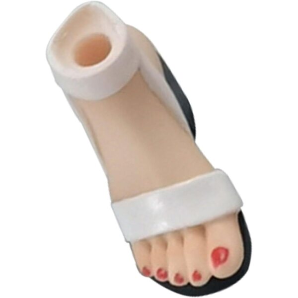 1/6 Miniatur-High-Heels-Schuhe für 12-Zoll-Puppen – elegantes Weiß