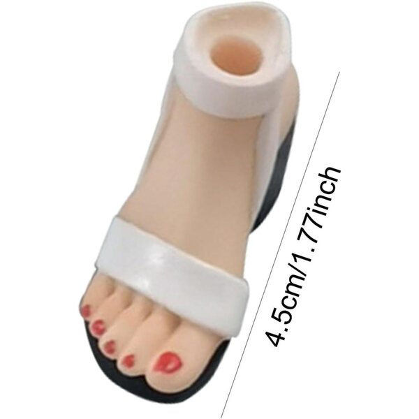 1/6 Miniatur-High-Heels-Schuhe für 12-Zoll-Puppen – elegantes Weiß