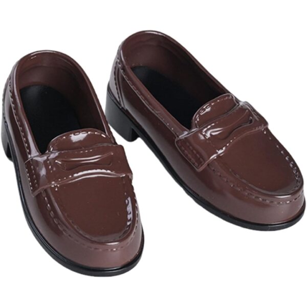 Dunkelbraune PU-Bjd-1/4-Puppenschuhe – langlebige Freizeitaccessoires