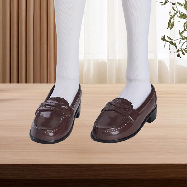 Dunkelbraune PU-Bjd-1/4-Puppenschuhe – langlebige Freizeitaccessoires