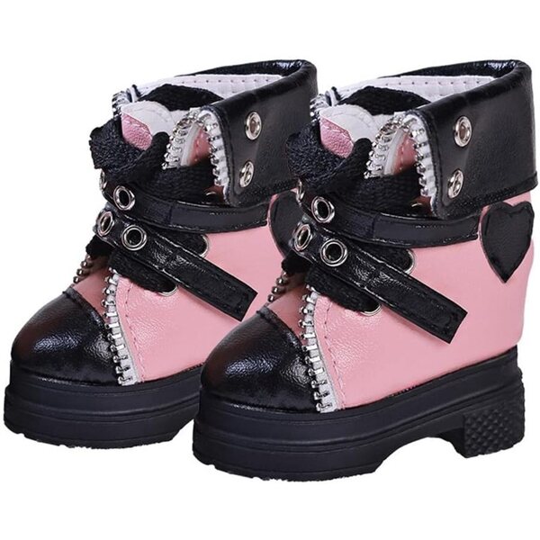 Lederstiefeletten für BJD SD 1/4 Puppen mit Schnalle – elegantes Zubehör für Puppen