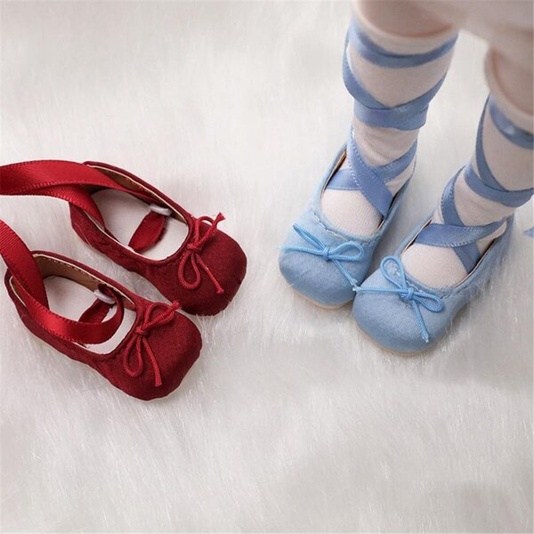 Hellgrüne Schnürschuhe für 1/6 BJD Puppe – hochwertiges Zubehör