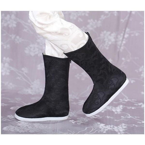 Stivali Bianchi per Bambola BJD 1/3 60 cm | Scarpe di Tessuto Resistenti e Decorativi