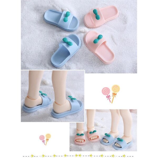 Blaue Hausschuhe für 1/6 BJD Doll – Schuhzubehör für 11,8 Zoll SD Doll